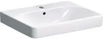 Geberit Smyle Square Waschtisch 500229, 60x48cm, mit Hahnloch und &Uuml;berlauf,
