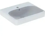 Geberit Smyle Square Handwaschbecken 500256, 50x41cm, mit Hahnloch und...
