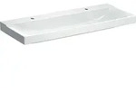 Geberit Xeno 2 Waschtisch mit 2 Hahnl&ouml;cher, ohne &Uuml;berlauf, 120x48 cm wei&szlig; mit