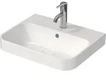 Duravit Happy D.2 Plus Aufsatzbecken, 1 Hahnloch, 500x400 mm, geschliffen, mit
