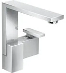 hansgrohe AXOR Edge Einhebel-Waschtischmischer 190 mit Push-Open Ablaufgarnitur,