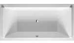 Duravit Starck Rechteck Badewanne, Einbauversion, Mittelablauf, 2...