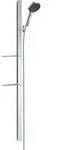 hansgrohe Rainfinity Brauseset 130 3-jet mit Brausestange 150 cm und Seifenschale,