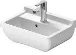 Duravit Handwaschbecken Starck 3 45cm, mit &Uuml;berlauf, 0750450000, Farbe: Wei&szlig;