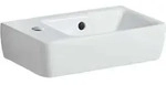 Geberit Renova Nr.1 Comprimo Neu Handwaschbecken, 40x25cm, mit Hahnloch links,
