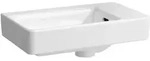 LAUFEN PRO S Handwaschbecken, Becken links, ohne Hahnloch, mit &Uuml;berlauf, 480x280mm,
