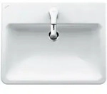 LAUFEN PRO S Einbauwaschtisch, 3 Hahnl&ouml;cher, mit &Uuml;berlauf, 560x440mm,