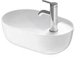 Duravit Luv Aufsatzbecken 42x27cm, ohne &Uuml;berlauf, mit Hahnlochbank, 1 Hahnloch,