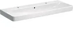 Geberit Smyle Square Waschtisch 500253, 120x48cm, mit zwei Hahnl&ouml;chern, mit