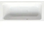 BetteSelect Rechteck-Badewanne, Einbau, Fu&szlig;ende rechts, &Uuml;berlauf vorne,