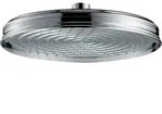 hansgrohe AXOR Montreux 1-jet, Tellerkopfbrause, 240mm, 28474000, Farbe: Chrom