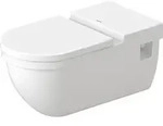 Duravit Wand-WC Starck 3 Vital 70cm, barrierefrei, 2203090000, Farbe: Wei&szlig;