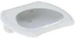 Geberit Vitalis Waschtisch, unterfahrbar 65cm, mit &Uuml;berlauf, 121765600, Farbe:
