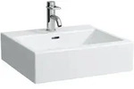 LAUFEN Living City Aufsatzwaschtisch, ohne Hahnloch, mit &Uuml;berlauf, 500x460mm,...