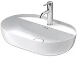 Duravit Luv Aufsatzbecken 60x40cm, ohne &Uuml;berlauf, mit Hahnlochbank, 1 Hahnloch,