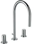 LAUFEN Kartell 3-Loch Waschtischmischer, Schwenkauslauf, ohne Ablaufventil,...