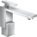 hansgrohe AXOR Edge Einhebel-Waschtischmischer 130 mit Push-Open Ablaufgarnitur,