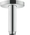 hansgrohe Deckenanschluss S 100 mm, 27393000, Farbe: Chrom