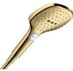 hansgrohe Raindance Select E Handbrause 120 3 jet, 26520990, Farbe: Polished Gold