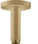 hansgrohe Deckenanschluss S 100 mm, 27393140, Farbe: Bronze geb&uuml;rstet