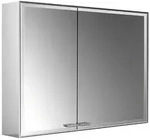 emco prestige 2 Lichtspiegelschrank, Aufputzmodell, 888mm, breite T&uuml;r rechts,