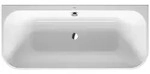 Duravit Happy D.2 Plus Badewanne,Vorwandversion, 2 R&uuml;ckenschr&auml;gen, angeformte