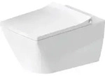 Duravit Wand-WC Viu, Rimless, 370x570 mm, 25110900001, Farbe: Wei&szlig; mit...