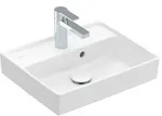 Villeroy & Boch Collaro Handwaschbecken, 1 Hahnloch, mit &Uuml;berlauf, ungeschliffen,