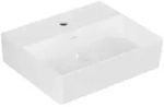 Villeroy & Boch Memento 2.0 Wandwaschbecken, 1 Hahnloch, ohne &Uuml;berlauf, geschliffen,