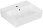 Villeroy & Boch Memento 2.0 Wandwaschbecken, 1 Hahnloch, mit &Uuml;berlauf,...