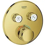 Grohe Grohtherm SmartControl Thermostat mit zwei Absperrventilen, Wandrosette...