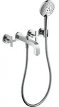 hansgrohe AXOR Citterio 3-Loch Wannenarmatur mit Kreuzgriffen, 39447000, Farbe:...