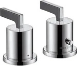 hansgrohe AXOR Citterio 2-Loch Wannenrandthermostat mit Hebelgriffen, 39482000,
