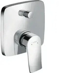 hansgrohe Metris Einhebel-Wannenmischer Unterputzmodell eckig, Sicherungskombination,