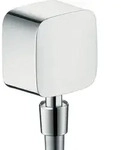 hansgrohe FixFit Schlauchanschluss mit R&uuml;ckflussverhinderer und Kugelgelenk,