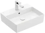 Villeroy & Boch Memento 2.0 Aufsatzwaschbecken, 1 Hahnloch, mit &Uuml;berlauf,