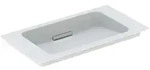 Geberit ONE M&ouml;belwaschtisch 500391, ohne Hahnloch, mit &Uuml;berlauf, 750x400mm,
