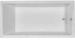 Duravit Starck Whirlpool, Einbauversion, 1 R&uuml;ckenschr&auml;ge, Gestell, Ab- und