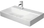 Duravit DuraSquare Waschtisch, 80x47cm, 1 Hahnloch, Becken links, ohne...
