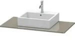 Duravit XSquare Konsole, 1 Ausschnitt, 1000x16x550mm, XS060E08989, Farbe:...