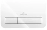 Villeroy & Boch ViConnect WC-Bet&auml;tigungsplatte, 2-Mengen-Sp&uuml;lung, 269x161x13mm,