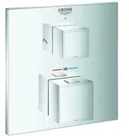 Grohe Grohtherm Cube Thermostat-Brausebatterie f&uuml;r Rapido SmartBox, mit integrierter