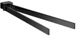 emco loft Handtuchhalter, 2-armig, schwenkbar, 437mm, 055013341, Farbe: Schwarz