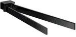 emco loft Handtuchhalter, 2-armig, schwenkbar, 337mm, 055013331, Farbe: Schwarz