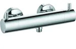 KLUDI BOZZ Thermostat-Brausearmatur, Wandmontage, Temperaturwahlgriff, 352030538,