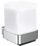 emco loft Sensor-Seifenspender, satiniertes Kristallglas, 052100105, Farbe: Chrom