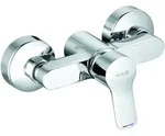 KLUDI PURE&EASY Brause-Einhandmischer, Wandmontage, chrom, 378410565