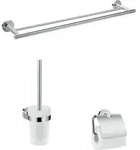 hansgrohe Logis UNIVERSAL Bad-Accessoire Sets, 3-teilig, chrom, 41727000