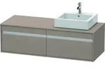 Duravit Ketho Konsolenwaschtischunterbau wandh&auml;ngend, 1400x426x550 mm, 2...