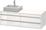 Duravit Ketho Konsolenwaschtischunterbau wandh&auml;ngend, 1400x496x550 mm, 4